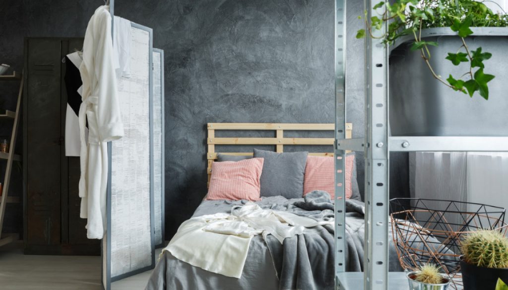 Schlafzimmer Raumteiler