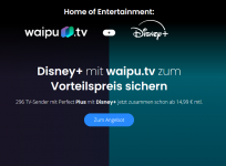 Waipu.tv und Disney+ Black Friday Angebote