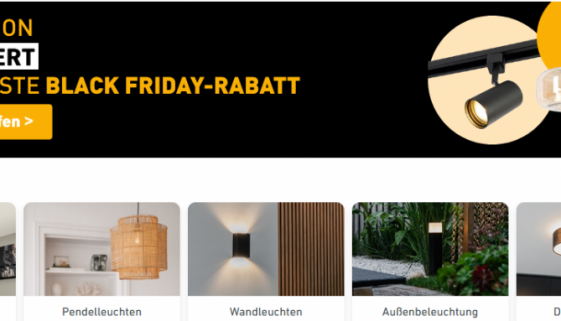 lampenundleuchten Black Friday Angebote